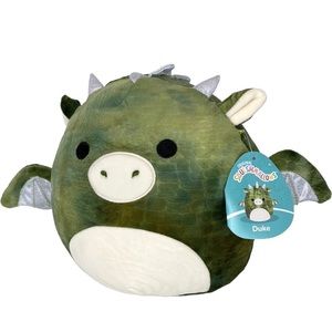Squishmallows Duke Green Dragon